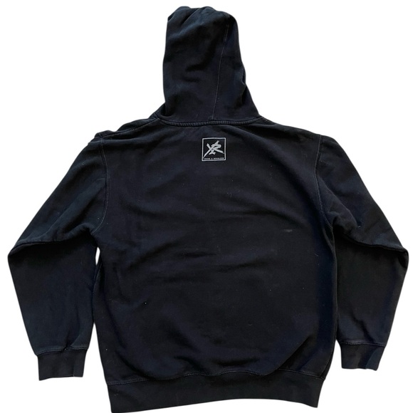 Young & Reckless black camo logo hoodie Y2K - Picture 2 of 5